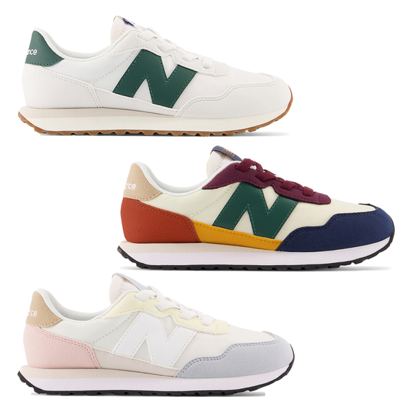 New Balance 237 童鞋 中童 休閒鞋 魔鬼氈 白綠/彩色/粉藍【運動世界】PH237RF/PH237VG/PH237VE product thumbnail 2