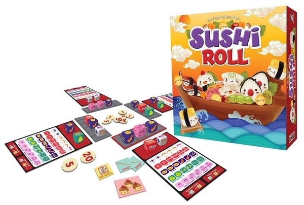 『高雄龐奇桌遊』 迴轉壽司 骰子版 Sushi Roll 附中文說明書 正版桌上遊戲專賣店 product thumbnail 2