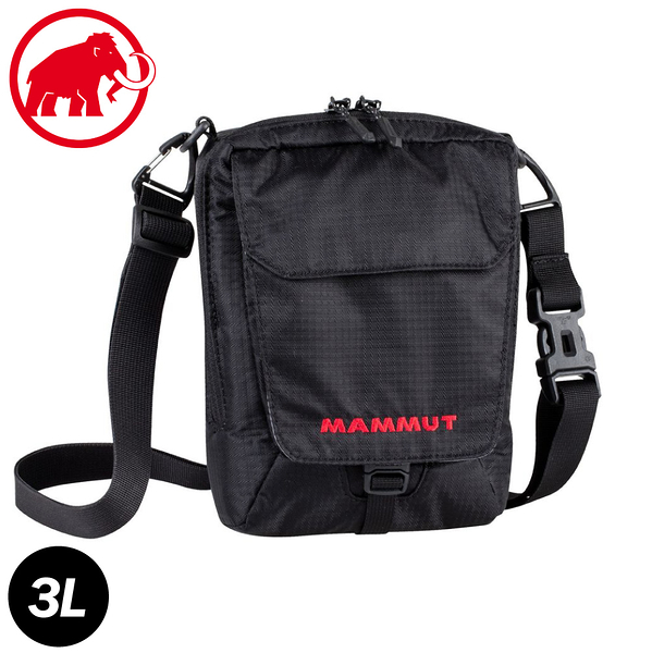 【MAMMUT 長毛象 Tasch Pouch 3L 側背包《黑》】2520-00131/斜背包/小包/旅遊