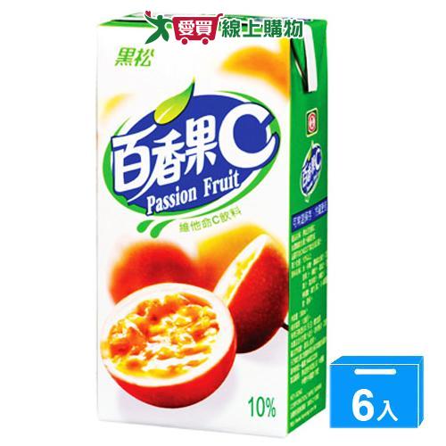 黑松百香果C300ml x6入【愛買】