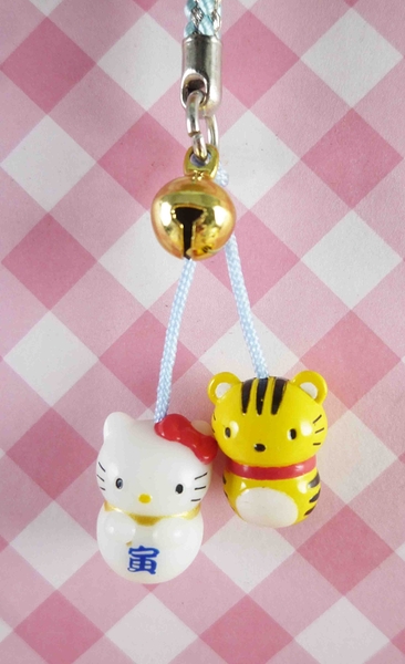【震撼精品百貨】Hello Kitty 凱蒂貓~限定版手機吊飾-寅虎