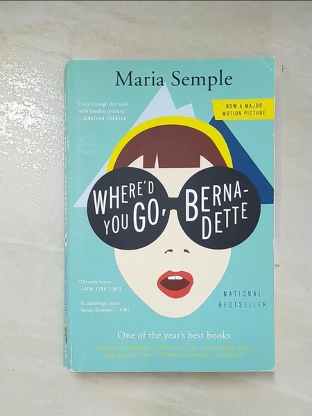 【書寶二手書T7／原文小說_MDE】Where’d You Go, Bernadette_Semple, Maria