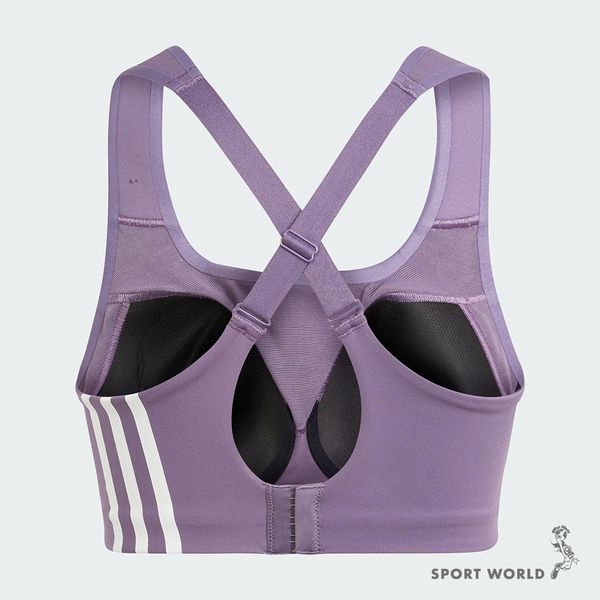 Adidas 女裝 運動內衣 高度支撐 排汗 紫【運動世界】IL2890 product thumbnail 3