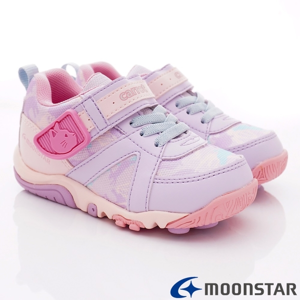 日本Moonstar機能童鞋 Carrot-2E玩耍速乾公園鞋款 22481紫(中小童段) product thumbnail 2