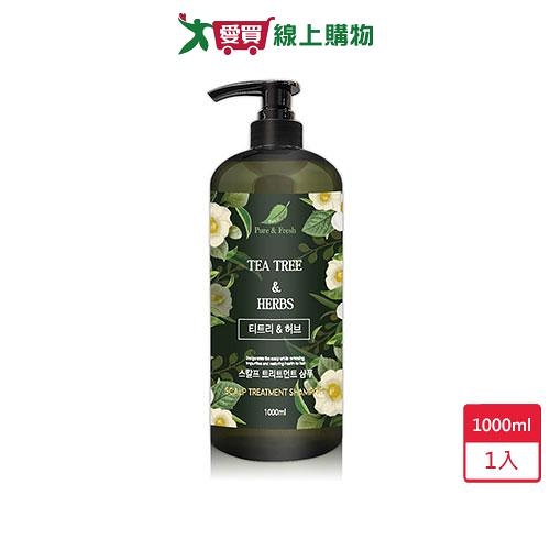 沛特斯 茶樹複方控油洗髮精1000ml【愛買】