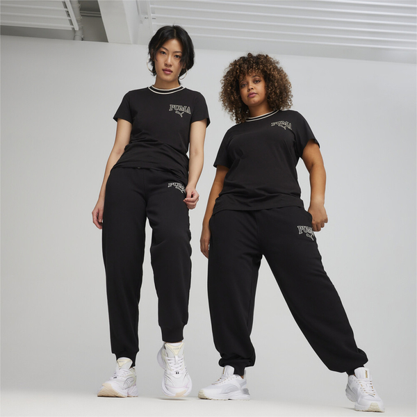 PUMA 長褲 黑 基本系列 SQUAD 王淨 抽繩 縮口褲 女 67790101 product thumbnail 2