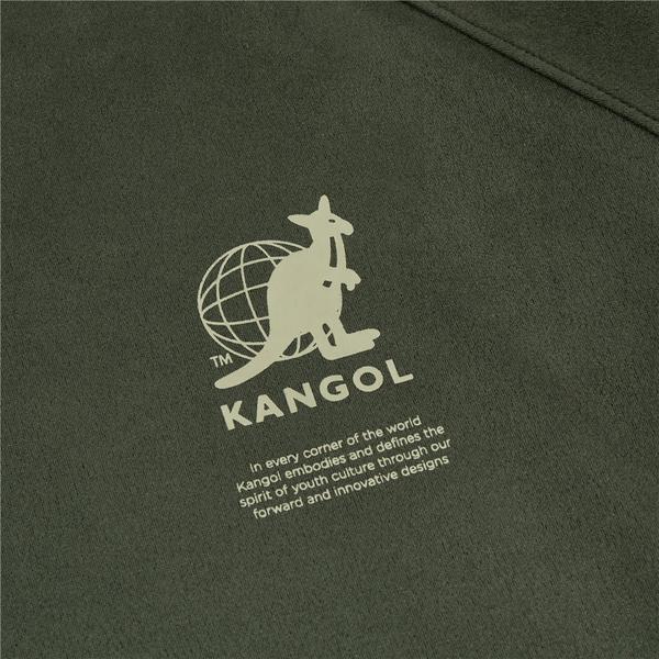 KANGOL 長袖 深灰 深綠 麂皮 圓領T 中性 63551006- product thumbnail 6