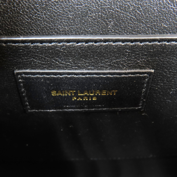 【二手名牌BRAND OFF】SAINT LAURENT 聖羅蘭 黑色 小牛皮 曼哈頓包 單肩包 product thumbnail 6