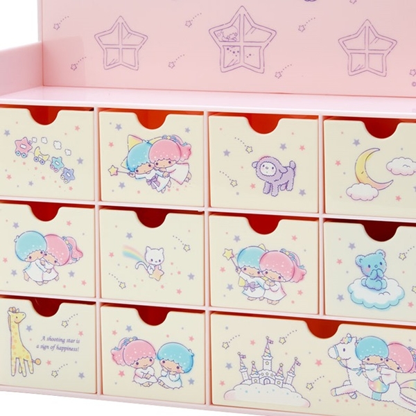 【震撼精品百貨】Little Twin Stars KiKi&LaLa_雙子星小天使~Sanrio雙子星屋型日期多格抽屜盒-聖誕*77930 product thumbnail 4