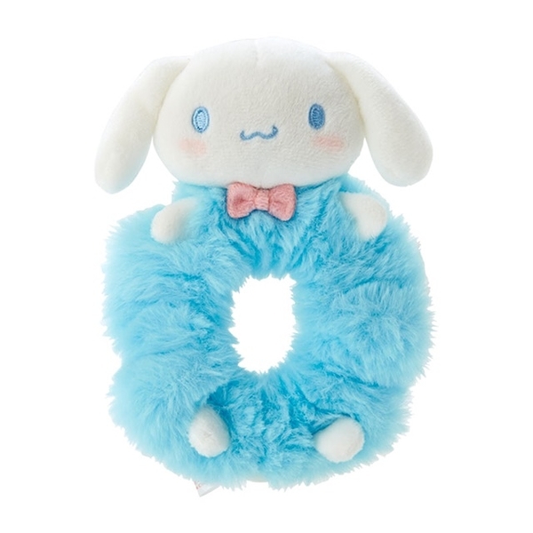 【震撼精品百貨】大耳狗_Cinnamoroll~日本Sanrio三麗鷗 大耳狗絨毛玩偶大腸圈 髮束 髮圈-藍*46927