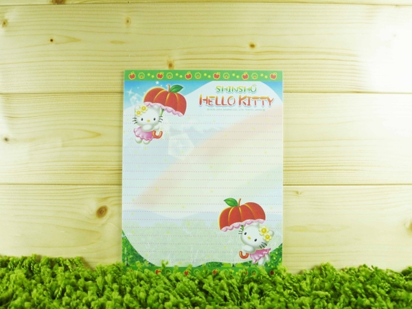 【震撼精品百貨】Hello Kitty 凱蒂貓~信籤組附袋~蘋果傘【共1款】 product thumbnail 4
