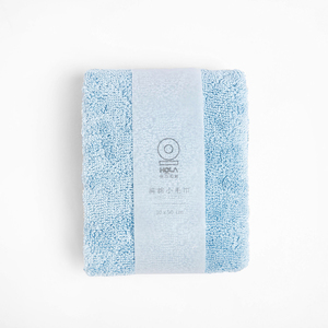 HOLA 土耳其純棉小毛巾藍30x50cm