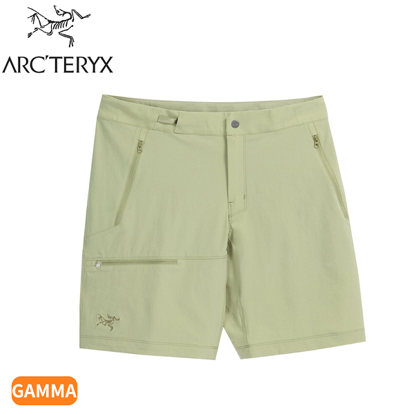 【ARC'TERYX 始祖鳥 男 Gamma 輕量軟殼短褲《卡洛斯綠》】X000006955/登山/露營/休閒/健行褲/登山褲