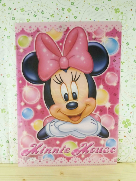 【震撼精品百貨】Micky Mouse_米奇/米妮 ~L行文件夾-米妮趴姿勢