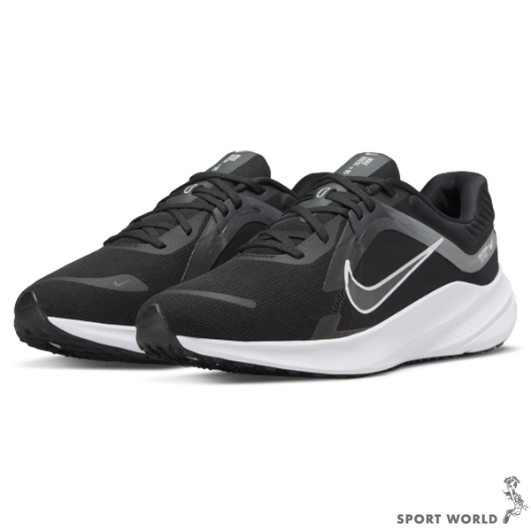 Nike QUEST 5 男鞋 慢跑 輕盈 抓地 柔軟 黑【運動世界】DD0204-001 product thumbnail 4