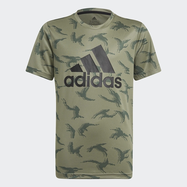 ADIDAS DESIGNED TO MOVE CAMOUFLAGE 童裝 短袖 吸濕排汗 綠【運動世界】GN1488