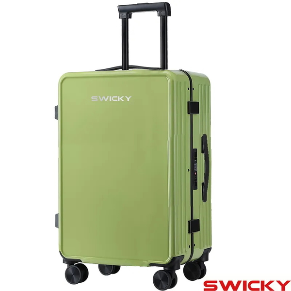 【SWICKY】20吋 窄邊細框時尚鋁框箱 PC靜音輪 行李箱/登機箱-5色可選 product thumbnail 6