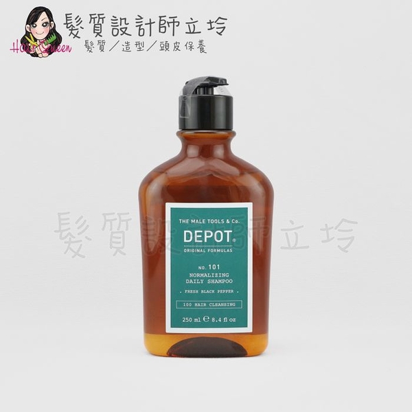 立坽『洗髮精』得軼公司貨 DEPOT 清潔系列 101 日用平衡洗髮精250ml(清新黑胡椒限定版) HS01 HS08