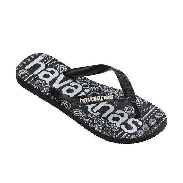 HAVAIANAS 哈瓦仕 TOP LOGOMANIA 黑 變形蟲 人字拖 夾腳拖 中性 41484490090U product thumbnail 4