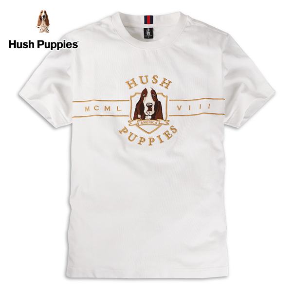 Hush Puppies 上衣 男裝立體品牌精緻刺繡短袖上衣 product thumbnail 2