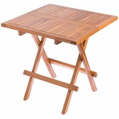 柚木折疊便攜戶外小方桌 49x49x50cm