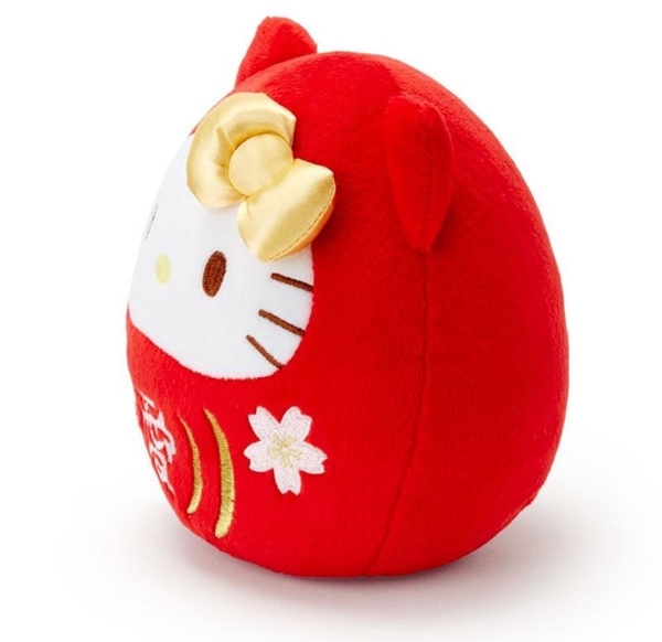 【震撼精品百貨】Hello Kitty 凱蒂貓~日本SANRIO 三麗鷗 KITTY達摩不倒翁絨毛娃娃*11457 product thumbnail 2