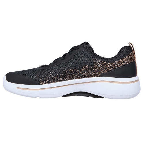 SKECHERS GOWALK ARCH FIT 女款 黑色 休閒 透氣 健走鞋 124486BKGD【KAORACER】 product thumbnail 2