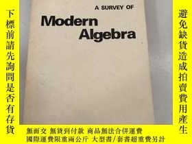二手書博民逛書店A罕見SURVEY OF Modern Algebra（現代代數概論）沒勾畫 館藏Y6318 Macmilla