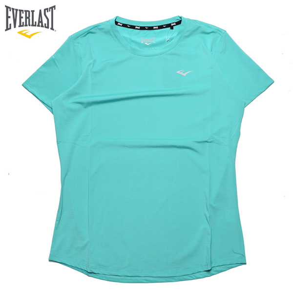 EVERLAST 短袖 短T 藍色 反光LOGO 吸排 快乾 上衣 女 4022108482 product thumbnail 2