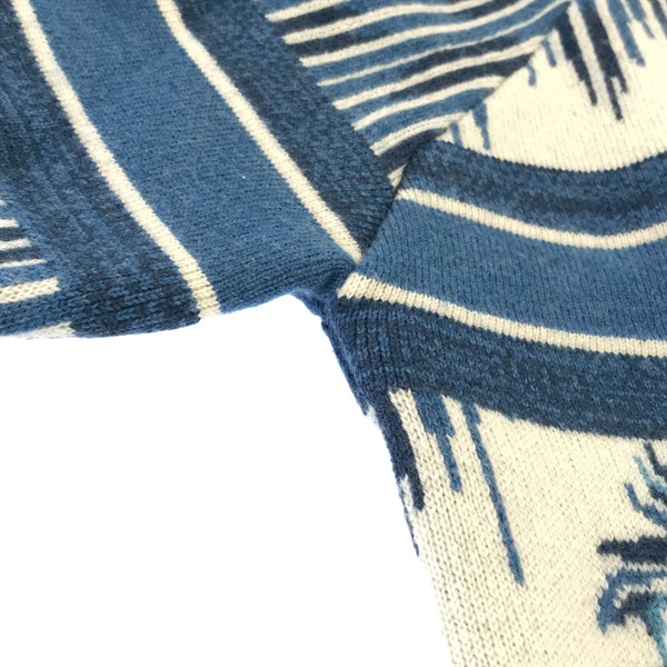 【二手名牌BRAND OFF】Dior 迪奧 藍色 喀什米爾羊毛 Fantasy 毛衣 product thumbnail 7