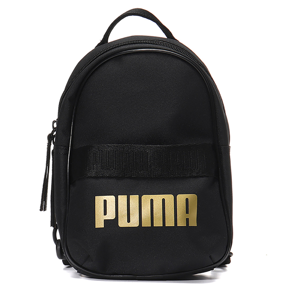 【現貨】PUMA CORE 背包 後背包 小背包 休閒 潮流 黑 金【運動世界】07713901