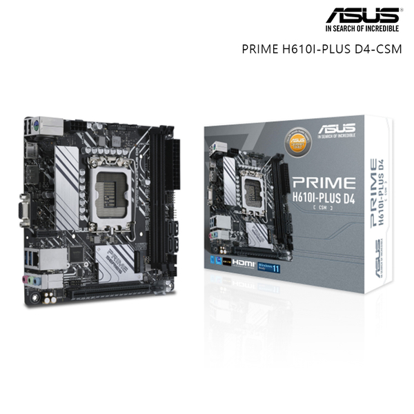 ASUS 華碩 PRIME H610I-PLUS D4-CSM 主機板