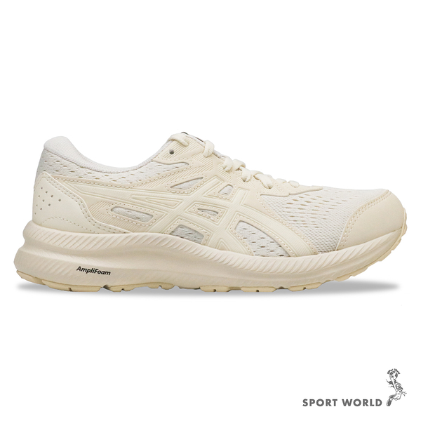 Asics 亞瑟士 慢跑鞋 女鞋 寬楦 GEL-Contend 8 米【運動世界】1012B561-200