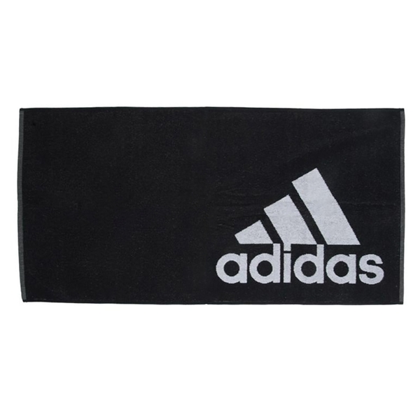 【現貨】ADIDAS TOWEL S 毛巾 浴巾 雙面 純棉 黑 白【運動世界】DH2860