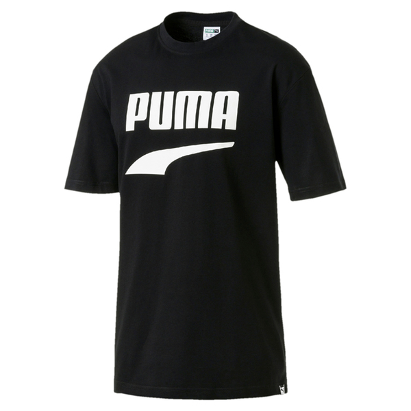 Puma Downtown 男裝 短袖 休閒 純棉 黑 亞規 【運動世界】 57911201