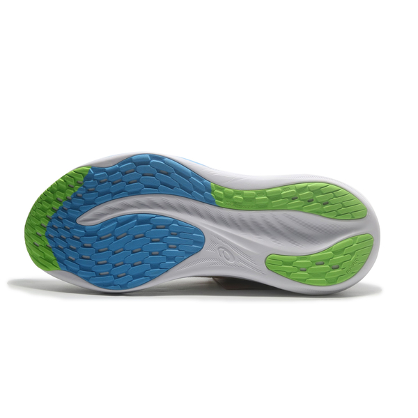 ASICS 慢跑鞋 GEL NIMBUS 26 白藍綠 頂級跑鞋 男 1011B794100 product thumbnail 5