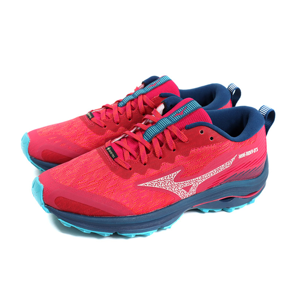 美津濃 Mizuno WAVE RIDER GTX 慢跑鞋 運動鞋 紅 女鞋 J1GD227922 no209