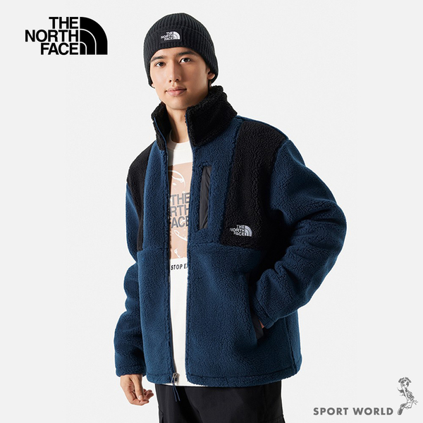 The North Face 北面 男裝 女裝 外套 羊羔毛 藍黑/棕黑【運動世界】NF0A87VM92A/NF0A87VMKOM product thumbnail 5