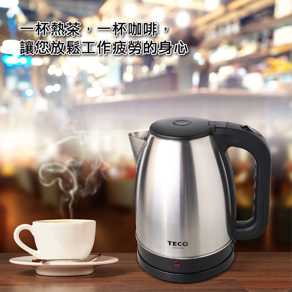 原廠福利品 TECO東元 1.8L大容量304不鏽鋼快煮壺 XYFYK1705 product thumbnail 5