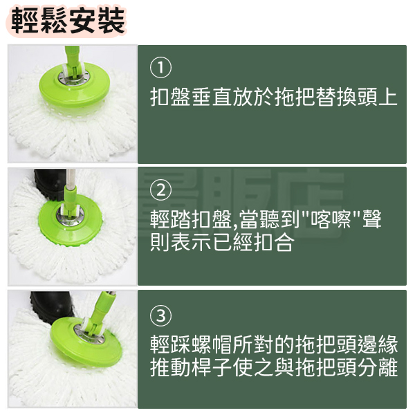 拖把頭 旋轉拖把 通用布盤 替換布 替換頭 加厚款 超細纖維布 product thumbnail 5