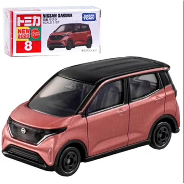 【震撼精品百貨】 TOMICA多美~多美小汽車NO.008日產SAKURA*22813