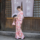 櫻花季超可愛粉色和服浴衣日本正裝和服女日...