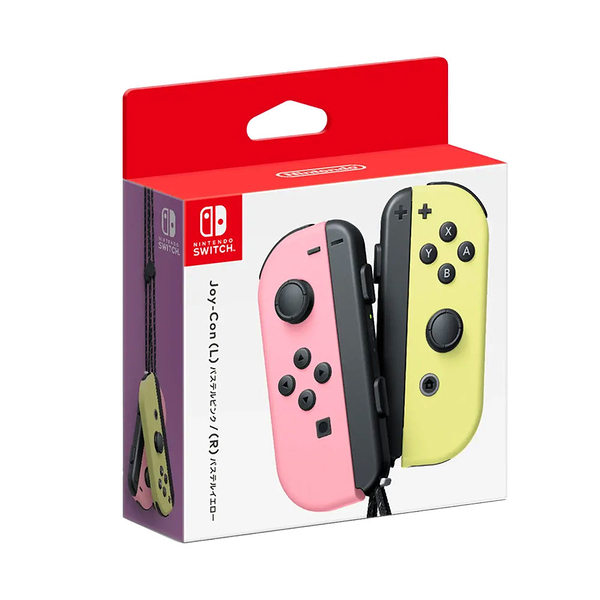 【NS周邊】Nintendo Switch Joy-Con (L/R)【淡雅粉紅/淡雅黃】《台灣公司貨》