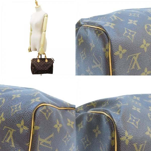 【二手名牌BRAND OFF】LOUIS VUITTON LV 路易威登 棕色 原花 PVC塗層帆布 Speedy 30 手提包 M41526 product thumbnail 7