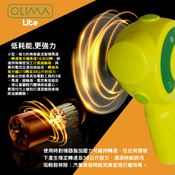 【OLIMA】Lite輕盈版打蠟機 2號餐 product thumbnail 5