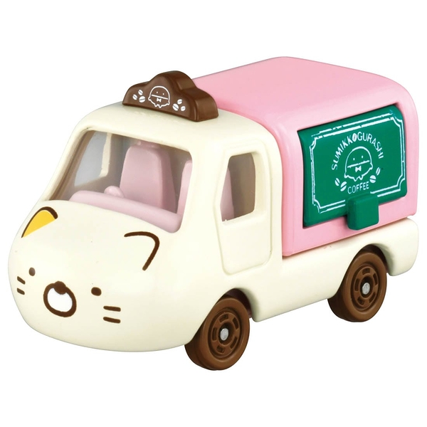 【震撼精品百貨】角落生物_Sumikko Gurashi~TOMICA 夢幻多美小汽車 角落貓咪小貨車(咖啡店)#16240