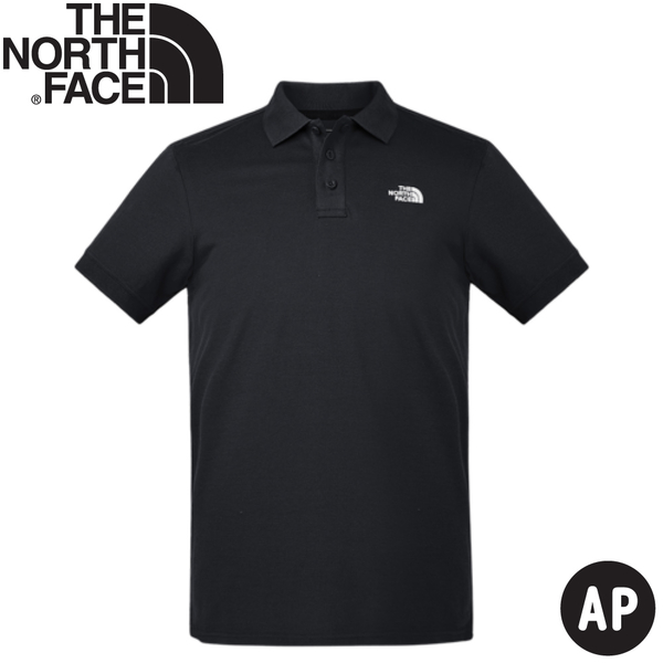 【The North Face 男 短袖POLO衫《黑》】4997/短袖T恤/休閒短袖