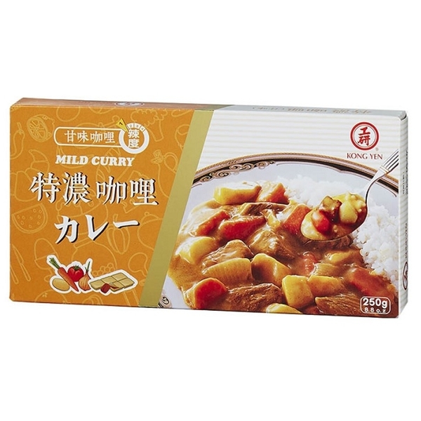 工研特濃咖哩 甘味250g 【康鄰超市】