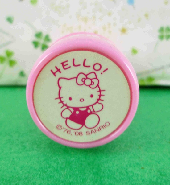 【震撼精品百貨】Hello Kitty 凱蒂貓~KITTY筆套印章-站立-粉色