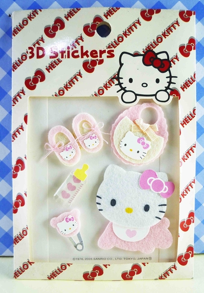 【震撼精品百貨】Hello Kitty 凱蒂貓~KITTY立體鑽貼紙-BABY